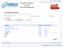 Tablet Screenshot of immagica.gespec.it